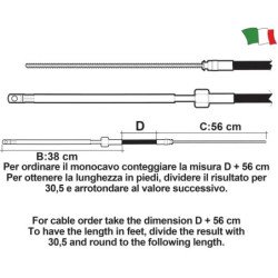 ULTRAFLEX CAVO TIMONIERA ULTRAFLEX M66