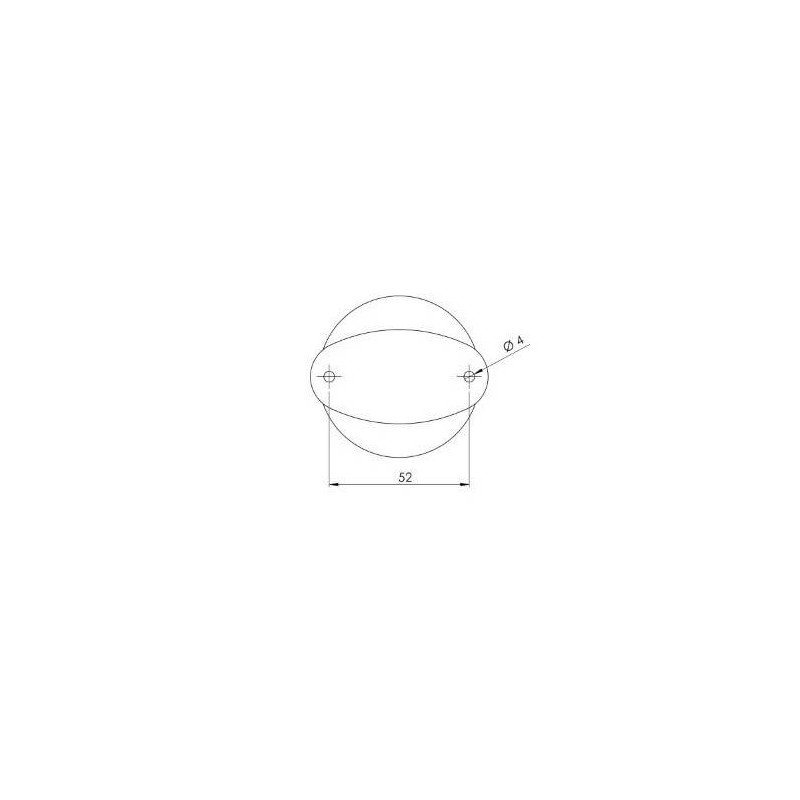 TREM FANALE DI VIA 360° CON BASETTA IN ACCIAIO INOX