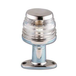 TREM FANALE DI VIA 360° CON BASETTA IN ACCIAIO INOX