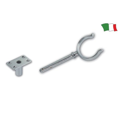 GFN SCALMIERA IN OTTONE CROMATO 48MM