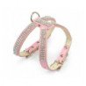 CAMON PETTORINA IN PELLE CON STRASS ROSA