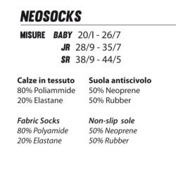 AQUARAPID CALZE IN NEOPRENE TURCHESE