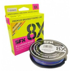 SUFIX TRECCIATO SFX X8 300MT MULTICOLOR