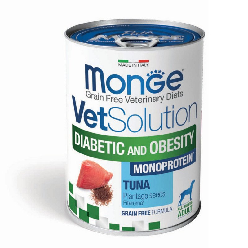 MONGE VETSOLUTION DIABETIC AND OBESITY 400GR