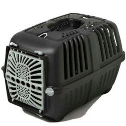 LEO PET TRASPORTINO PRATIKO SMALL BLACK PORTA IN PLASTICA