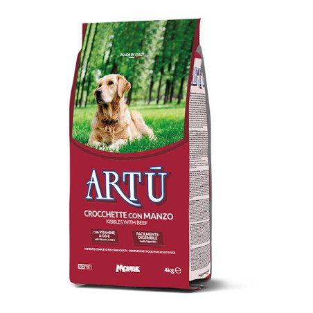 MONGE ARTU' CANE CROCCANTINI MANZO 20KG