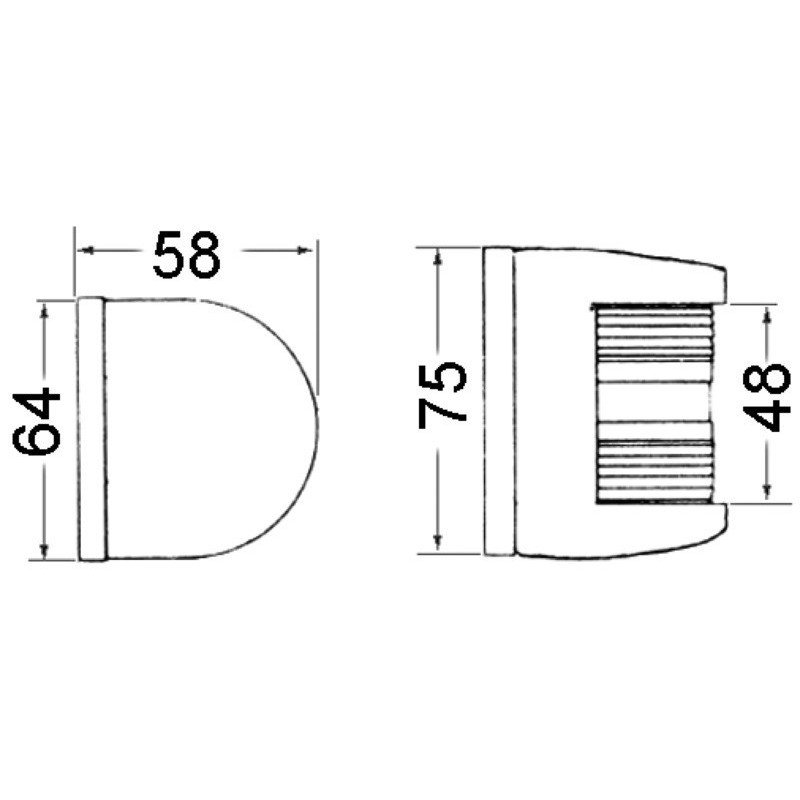 OSCULATI FANALE DI VIA IN ACCIAIO INOX 135° POPPA U85