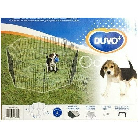LEOPET RECINTO 8 PANNELLI CON PORTA E COPERTURA