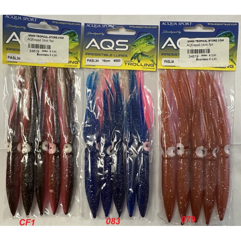 AQS POLIPETTI OCTOPUS 16CM 5PZ