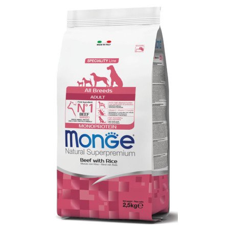 MONGE CROCCANTINI ALL BREEDS ADULT MANZO RISO
