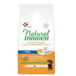NATURAL TRAINER SENSITIVE ADULT CON UOVO E CEREALI INTEGRALI