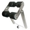 OSCULATI RULLO BASCULANTE CENTRALE TUBO 30X30