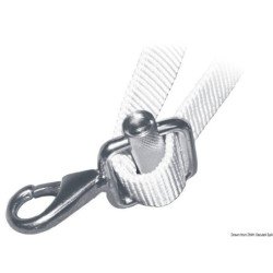 MOSCHETTONE INOX CON FIBBIA 25MM