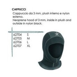 ABYSSTAR CAPPUCCIO ABYSSTAR 3MM NERO