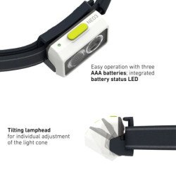 LED LENSER NEO3 BLACK LAMPADA FRONTALE