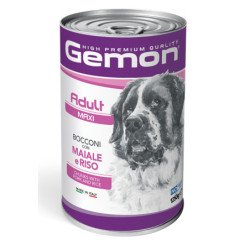 GEMON MAIALE E RISO BOCCONI CANE 1250gr