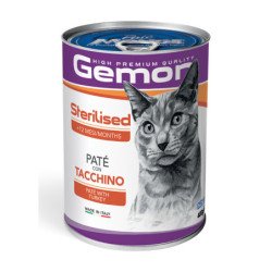GEMON GATTO TACCHINO STERILIZZATO LATTINE PATE' 400GR