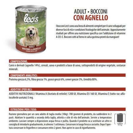 LEO'S AGNELLO LATTINA BOCCONI 415GR