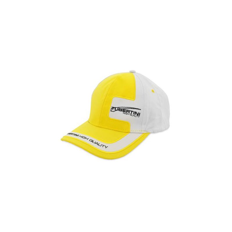 TUBERTINI CAPPELLINO IN COTONE TEAM CAP GIALLO E BIANCO