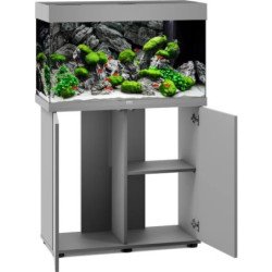 ZOLUX ACQUARIO JUWEL RIO 125 CON SUPPORTO GRIGIO 2X14W LED