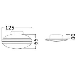 OSCULATI TROMBA INCASSO A SCOMPARSA 12V