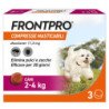 FRONTPRO 3 COMPRESSE MASTICABILI PER CANI 2-4KG