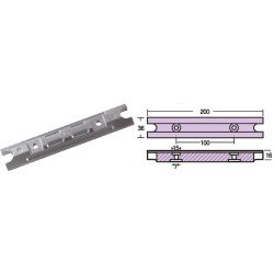 GFN ANODO A BARRA PER YAMAHA 40/50 TOP 700 ALLUMINIO