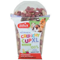 ZOLUX NUTRIMEAL CRUNCHY CUP XL CUORI MIX 220GR