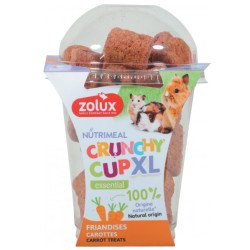 ZOLUX NUTRIMEAL CRUNCHY CUP XL CAROTA 110GR