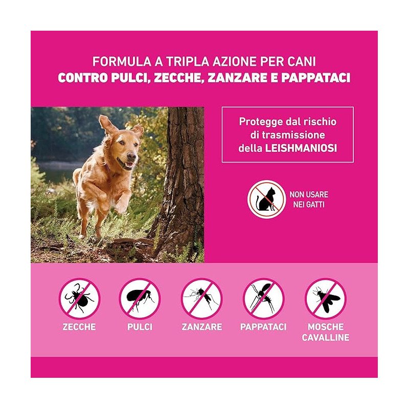 FRONTLINE TRI-ACT PER CANI 2-5KG 1 PIPETTA
