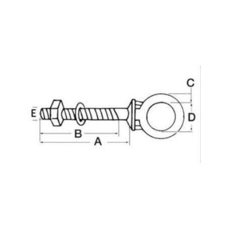 OSCULATI GOLFARO MASCHIO IN ACCIAIO INOX AISI 316