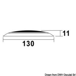 OSCULATI PLAFONIERA LED SENZA INCASSO DAY/NIGHT CROMATA