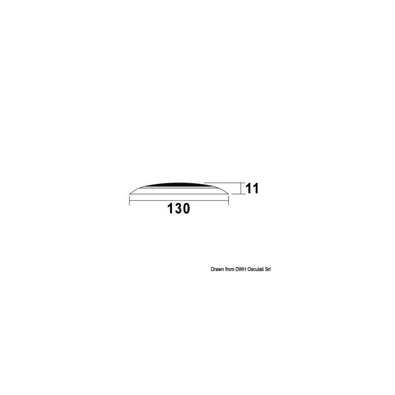 OSCULATI PLAFONIERA LED SENZA INCASSO DAY/NIGHT CROMATA