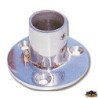 BASE TONDA INOX DIRITTA IN ACCIAIO INOX