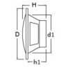 OSCULATI CASSE A DOPPIO CONO BIANCHE 6,5" 2X60W
