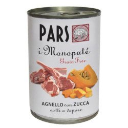 PARS MONOPATE' AGNELLO CON ZUCCA 395GR
