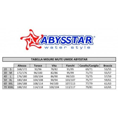 ABYSSTAR MUTA 5MM OCTO SKIN INTERNO SPACCATO MIMETICA