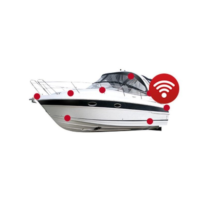 OCTOPUS BLACK ALLARME SATELLITARE GSM GPS UNIVERSALE CON SENSORE
