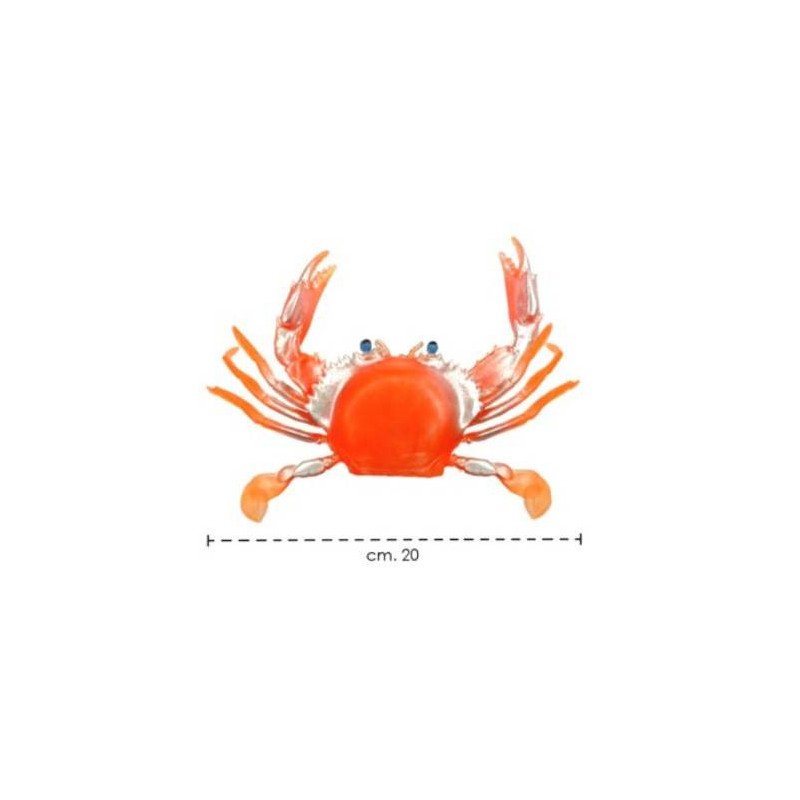 SPORT FISCHING GRANCHIO GIGANTE IN GOMMA 20CM