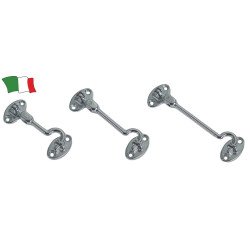 GFN GANCIO FERMAPORTA OTTONE CROMATO 60mm