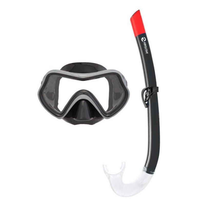 ABYSSTAR SET MASCHERA E BOCCAGLIO GIOVE BLACK SR