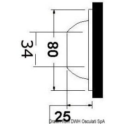 OSCULATI FARETTO A LED SUBACQUEO BIANCO 5W