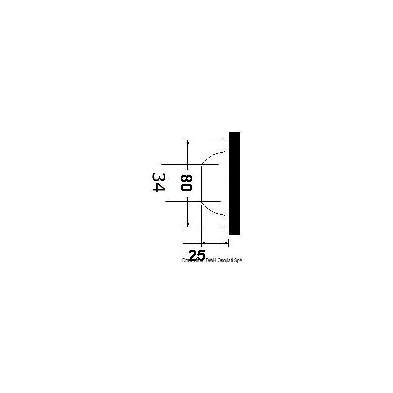OSCULATI FARETTO A LED SUBACQUEO BIANCO 5W