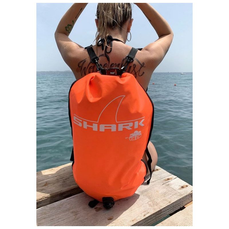 TREM ZAINO STAGNO SHARK ARANCIO 28LT