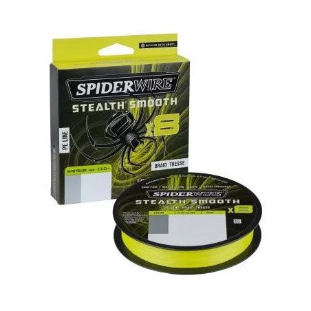 SPIDERWIRE STEALTH SMOOTH 8X GIALLO 150MT