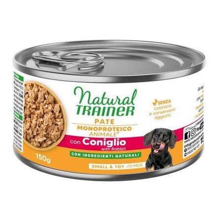 NATURAL TRAINER ADULT SMALL E TOY CONIGLIO 150GR
