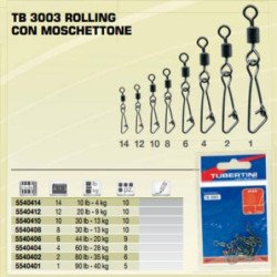 TUBERTINI TB-3003 GIRELLA CON MOSCHETTONE ROLLING