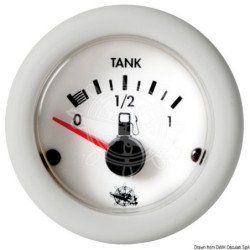 INDICATORE CARBURANTE UNIVERSALE 10-180 ohm OSCULATI
