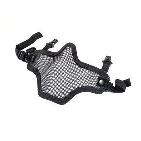 EVOLUTION PHANTOM STEEL MESH HALF FACE NERA