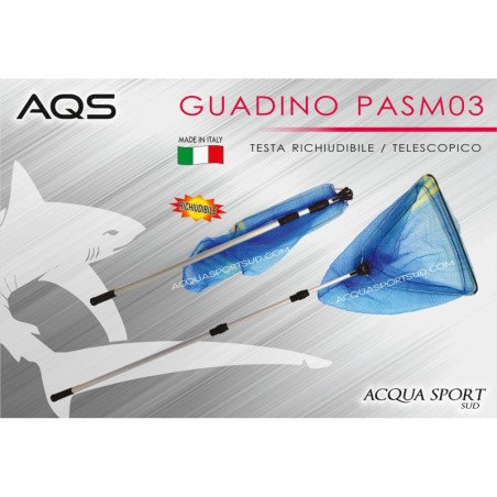 AQS GUADINO TELESCOPICO RICHIUDIBILE IN ALLUMINIO